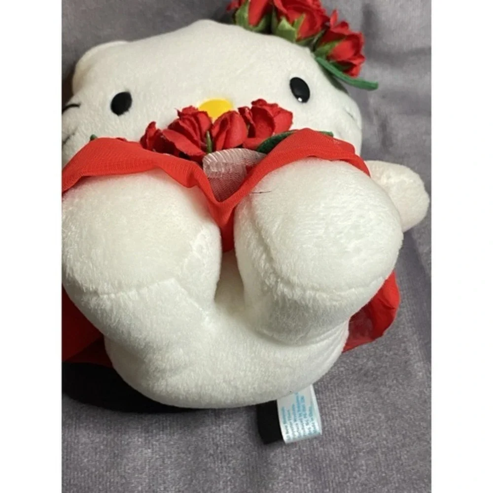 Hello Kitty Mini 6 inch Plush‎ Sweetheart Red with Roses 2002